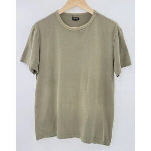 J. Peterman‎ Women’s Green 100% Cotton T-Shirt Sz M Minimalist Normcore See Pics